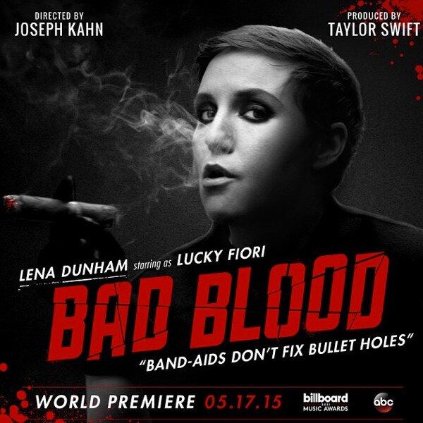 Taylor Swift, Lena Dunham, Bad Blood, Instagram