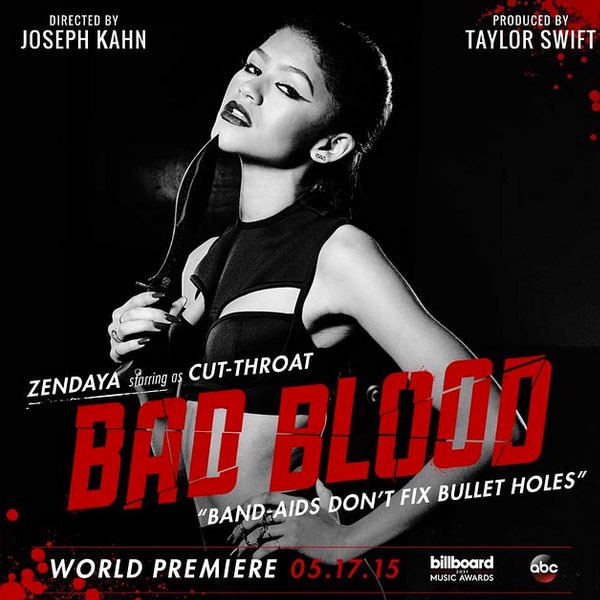 Zendaya From Taylor Swift's Bad Blood Music Video Character Posters | E ...