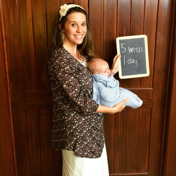 Jill Duggar Baby Son Israel David Dillard Weeks Old Appear In Sweet New PhotoSee It Here