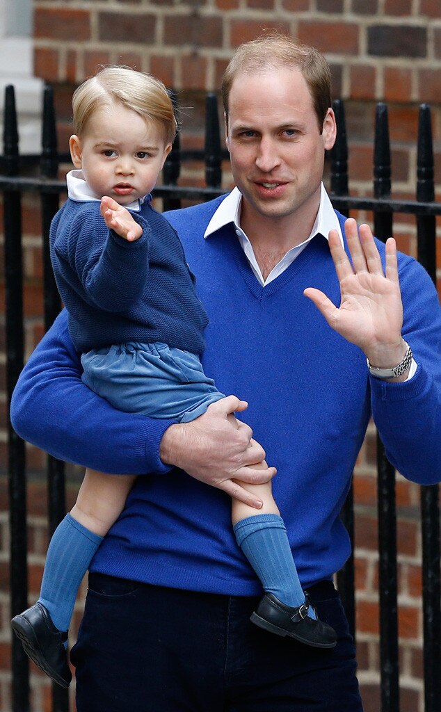 Prince William Brings Prince George To Hospital To Visit Kate And ...