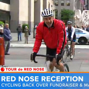 matt lauer does 227 mile bike ride for red nose day and when does germany celebrate christmas