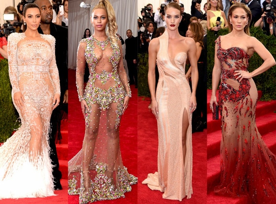 Vote Who Had The Best Naked Dress Of The Night At The 2015 Met Gala See Beyoncé Kim