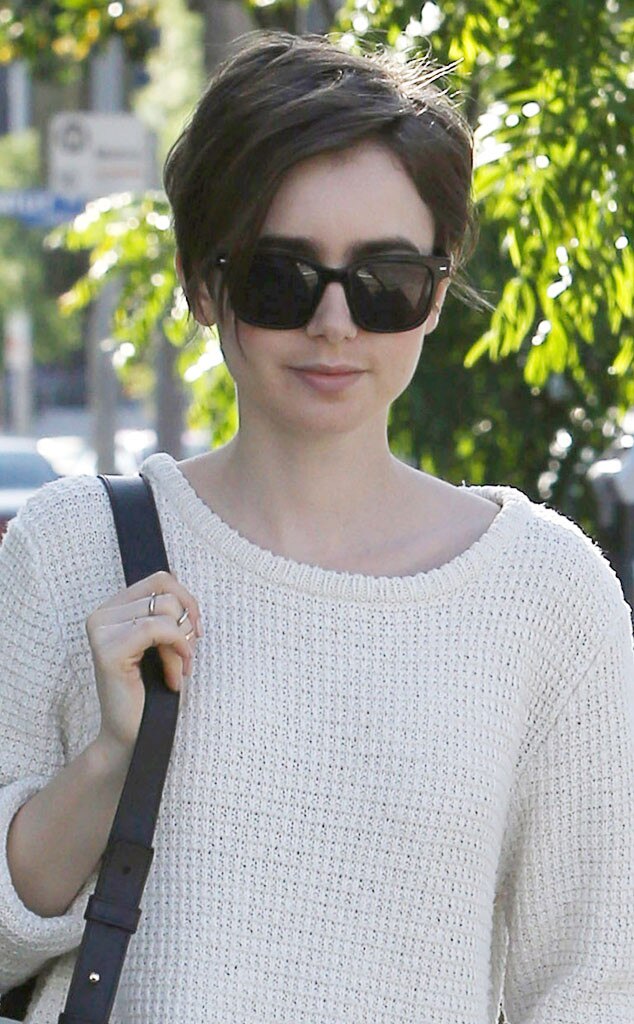 Lily Collins from Stars' Sunglasses Style E! News