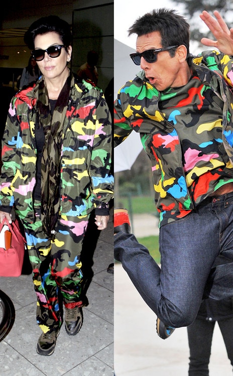 Kris Jenner, Ben Stiller, Zoolander Kris Jenner, Ben Stiller, Zoolander