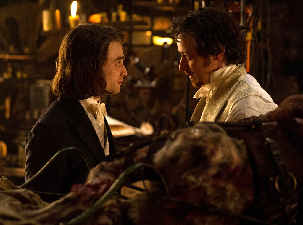 Victor Frankenstein, Daniel Radcliffe, James McAvoy