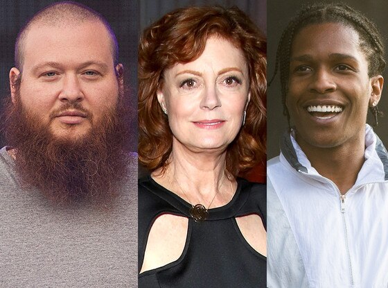 A$AP Rocky, Action Bronson, Susan Sarandon A$AP Rocky, Action Bronson, Susan Sarandon