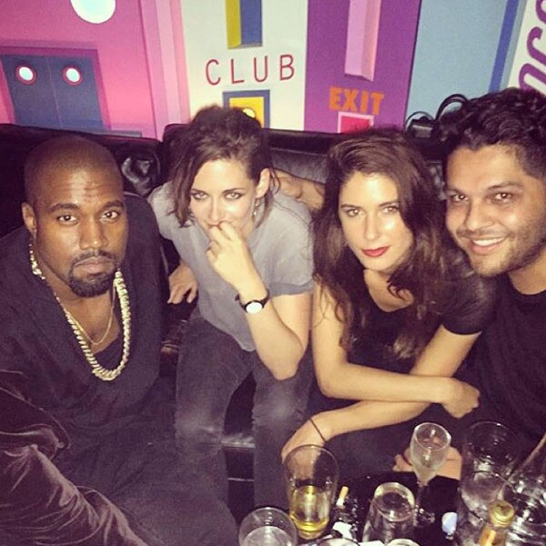 Kanye West, Kristen Stewart, Charlotte Hayes-Jones, CJ Romero Kanye West, Kristen Stewart, Charlotte Hayes-Jones, CJ Romero