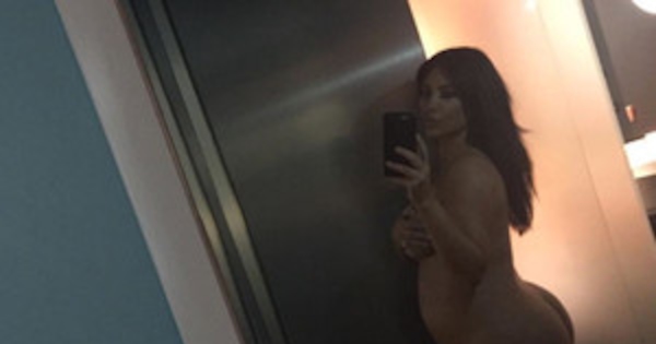 Kim Kardashian Admits her Naked Bathing Suit Selfies Are 