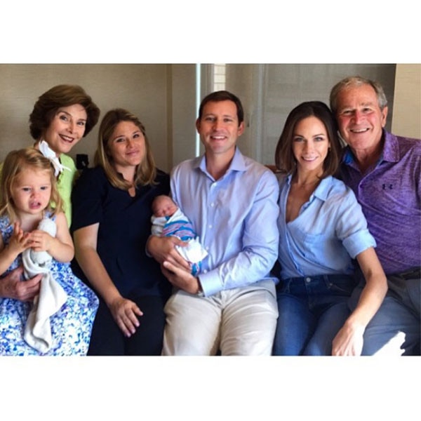 Laura Bush, George Bush, Instagram, Jenna Bush Hager, Poppy Louise Hager Laura Bush, George Bush, Instagram, Jenna Bush Hager, Poppy Louise Hager
