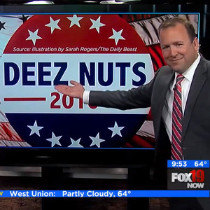 Watch A Supercut Of News Anchors Forced To Say Deez Nuts While Reporting On The Top Polling