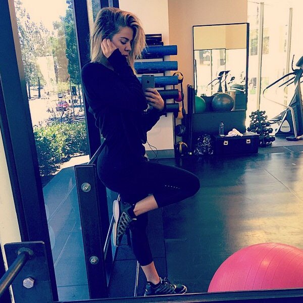 Hot Stuff From Khloe Kardashian S Hottest Gym Pics E News