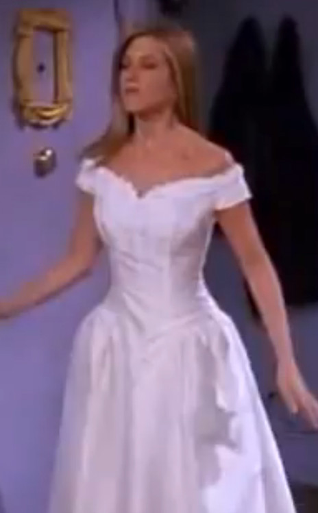 Jennifer Aniston Wedding Dress Friends