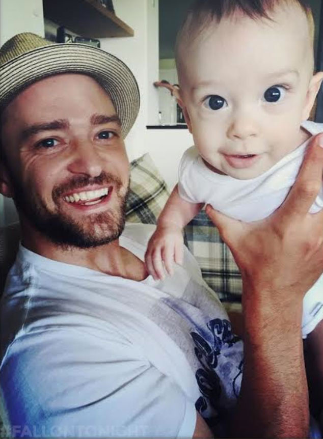Justin Timberlake, Baby Silas, Jessica Biel