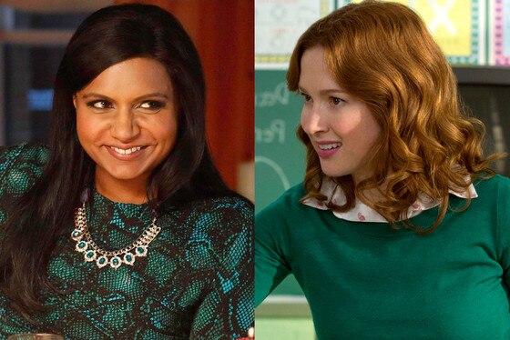 Mindy Kaling, The Mindy Project, Ellie Kemper, Unbreakable Kimmy Schmidt Mindy Kaling, The Mindy Project, Ellie Kemper, Unbreakable Kimmy Schmidt