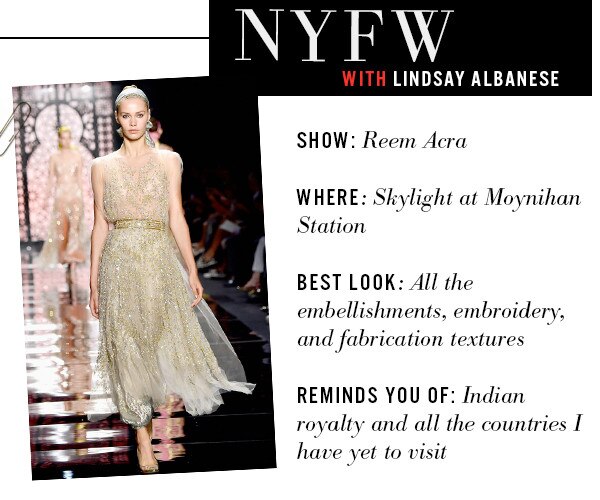 ESC, NYFW Dispatches Reem Accra ESC, NYFW Dispatches Reem Accra