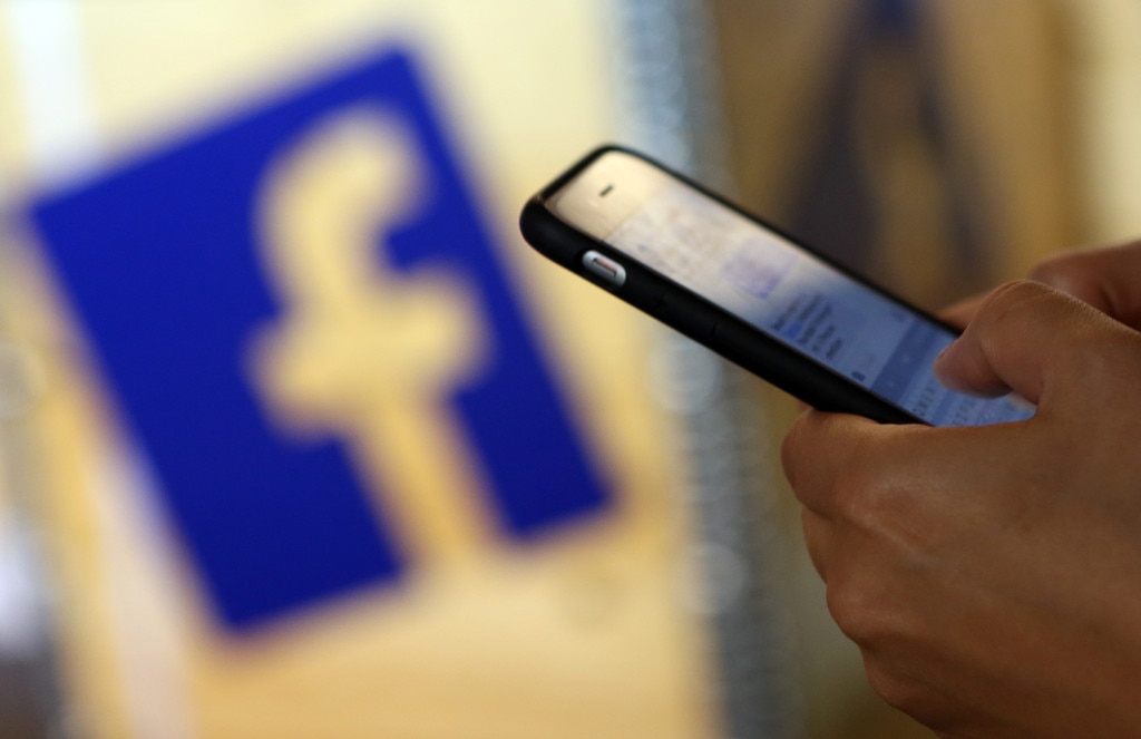 Facebook on phone Facebook on phone