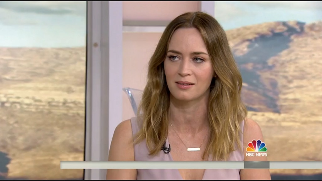 Emily Blunt, Today Show Emily Blunt, Today Show
