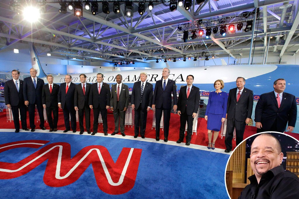 Republican Debate, Candidates, Ice-T Republican Debate, Candidates, Ice-T