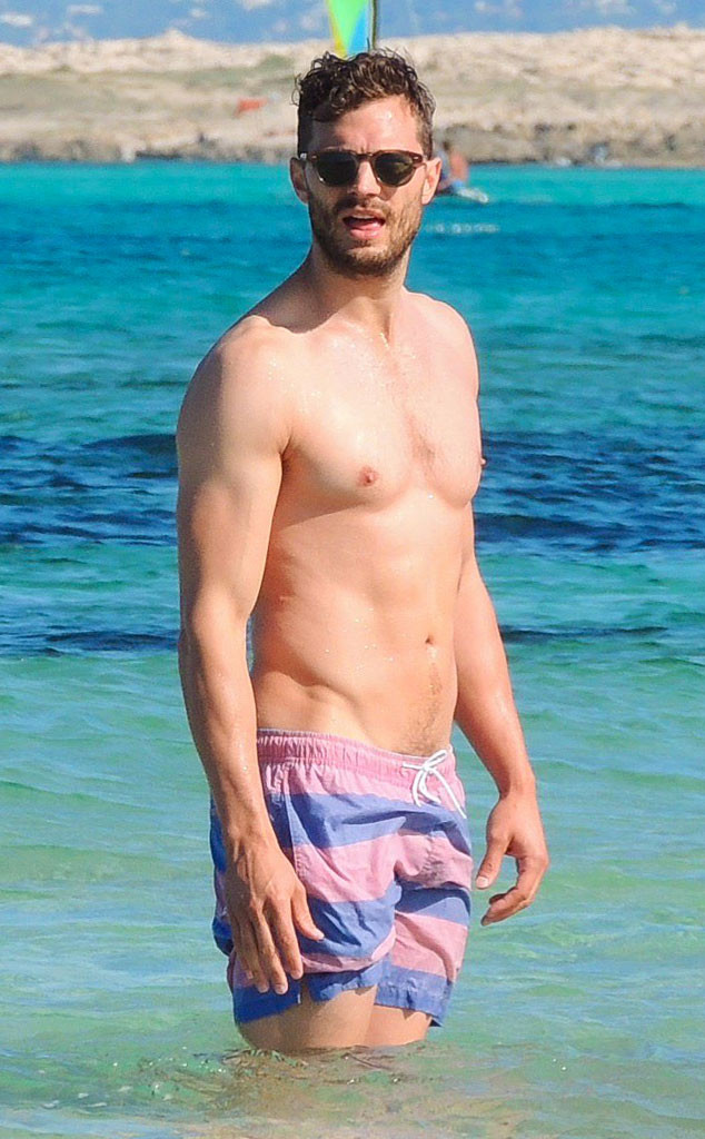 Jamie Dornan Hits The Beach In Ibiza—let These Shirtless Shots Tide You 