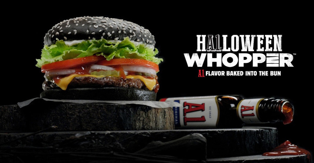 Burger King Will Serve Special Burgers With Black Buns for Halloween