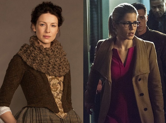 Outlander, Caitriona Balfe, Arrow, Emily Bett Rickards Outlander, Caitriona Balfe, Arrow, Emily Bett Rickards
