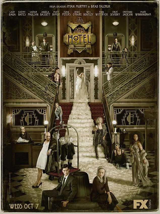 American Horror Story Hotel S Character Poster Is A Who S Who Of Sexy