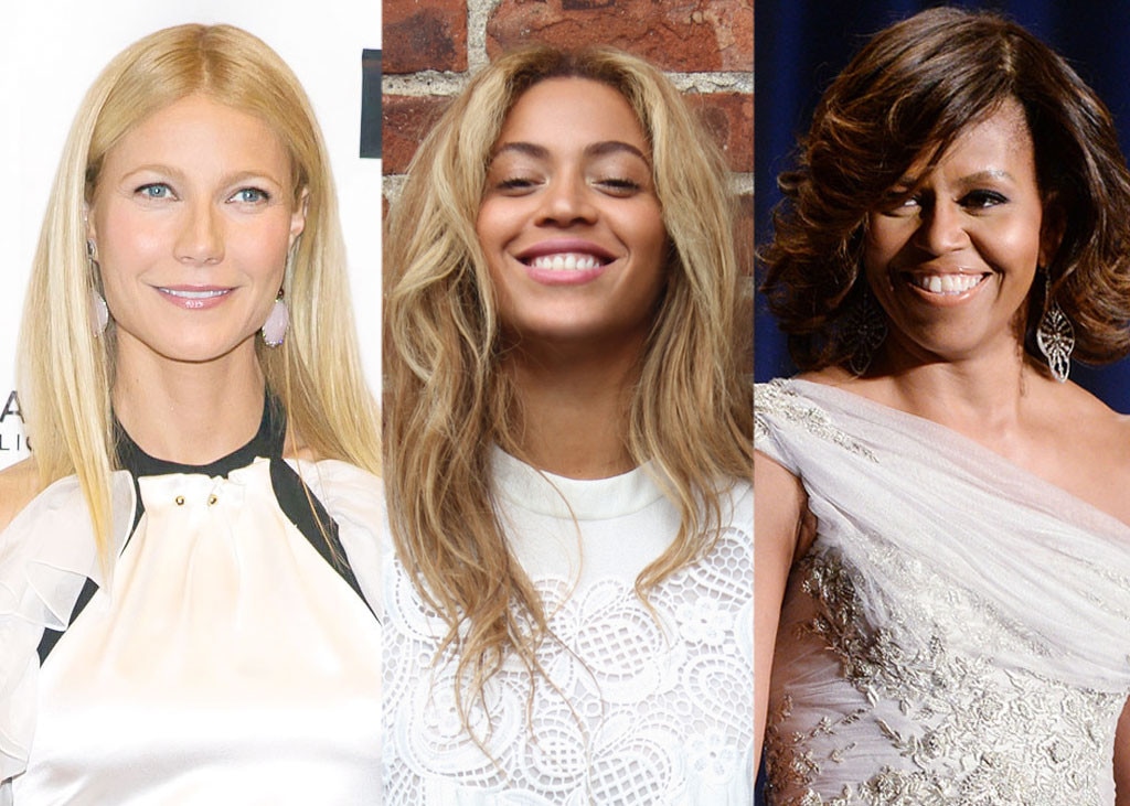 Gwyneth Paltrow, Beyonce Knowles, Michelle Obama Gwyneth Paltrow, Beyonce Knowles, Michelle Obama
