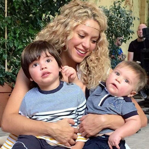 Shakira Poses With Sons Sasha and Milan in an Adorable Photo—See Her