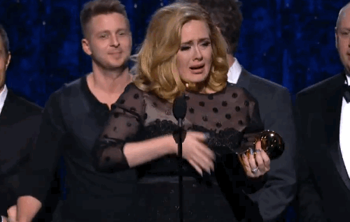 Adele emotions GIF