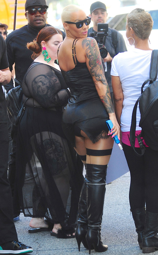 Amber Rose Dons Lingerie At Her Slutwalk In Los Angeles Is Joined By Scores Of Supporters Pics 0080