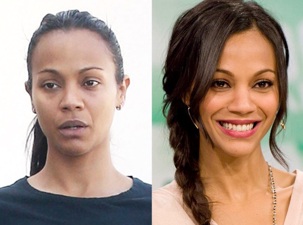 Zoe Saldana from Stars Without Makeup | E! News