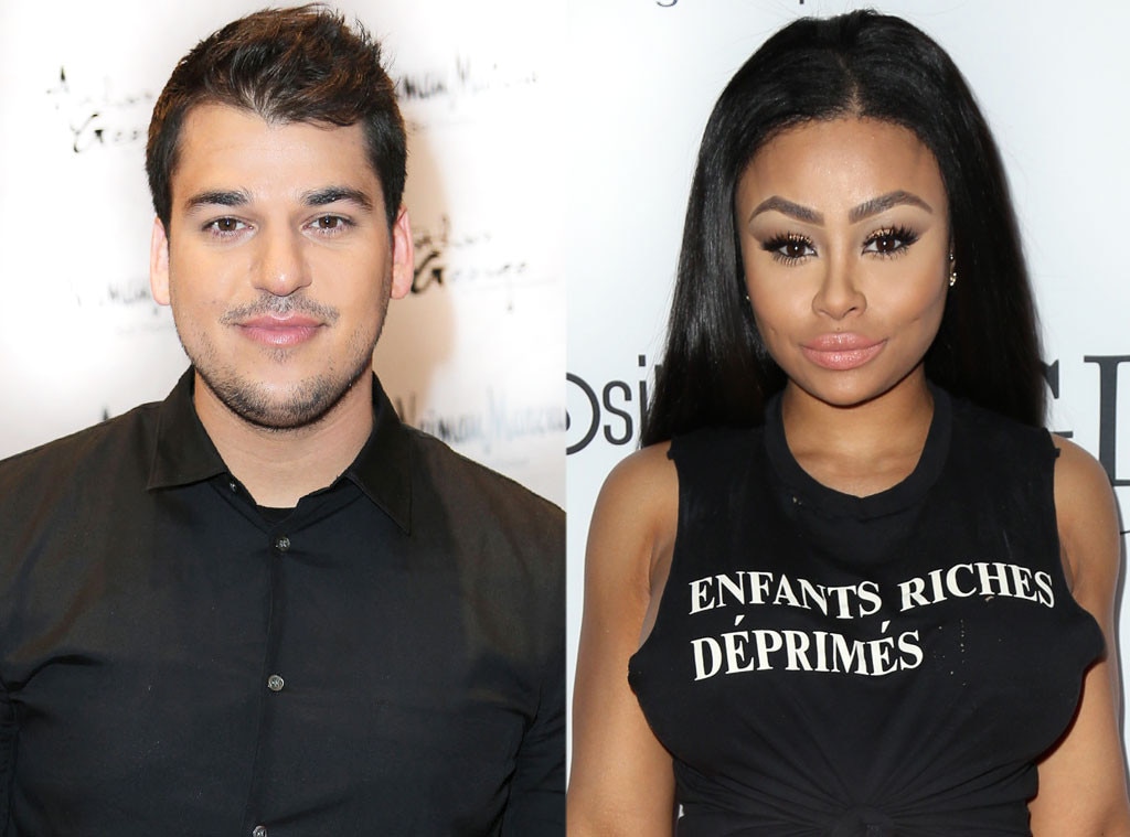 Rob Kardashian And Blac Chyna Are Dating But Theres Drama E News 