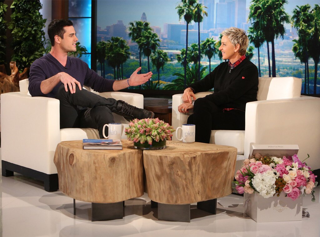 Ben Higgins, The Bachelor, Ellen DeGeneres Ben Higgins, The Bachelor, Ellen DeGeneres