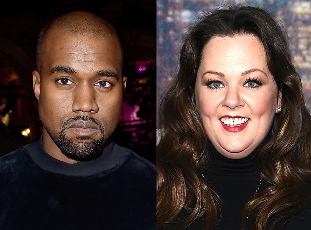 Kanye West, Melissa McCarthy Kanye West, Melissa McCarthy