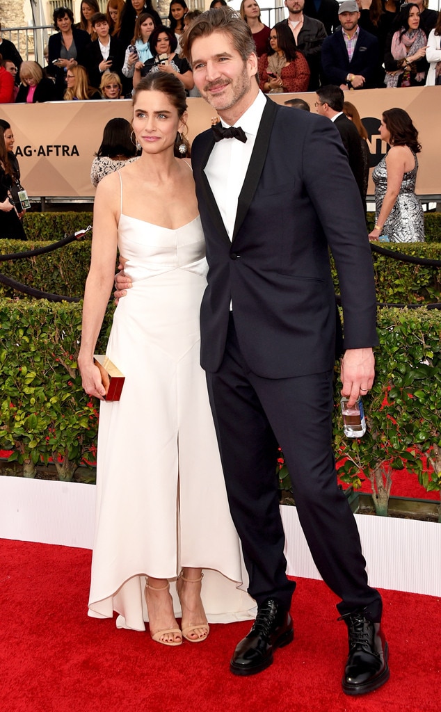 Amanda Peet & David Benioff from Couples at the SAG Awards 2016 E! News