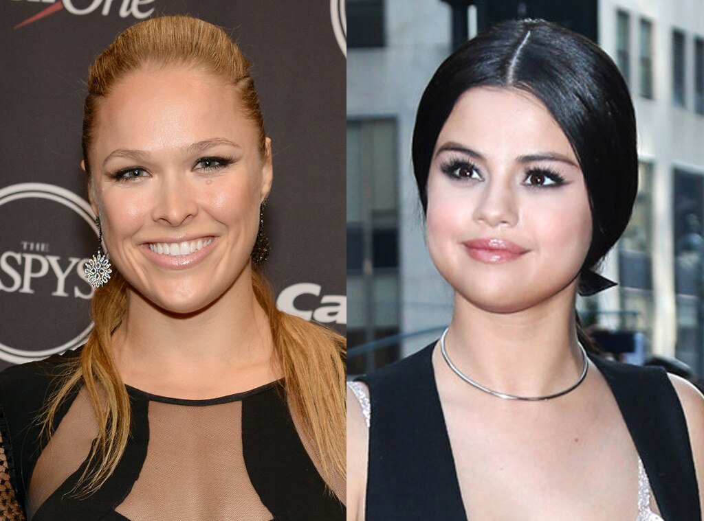 Selena Gomez, Ronda Rousey Selena Gomez, Ronda Rousey
