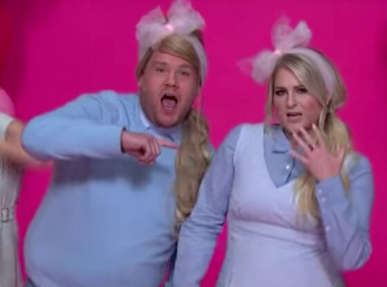 James Corden, Meghan Trainor, Late Late Show James Corden, Meghan Trainor, Late Late Show