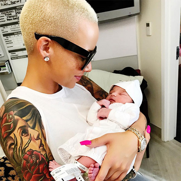 Kylie Jenner, Amber Rose and More Meet Baby Dream Kardashian in the Hospital