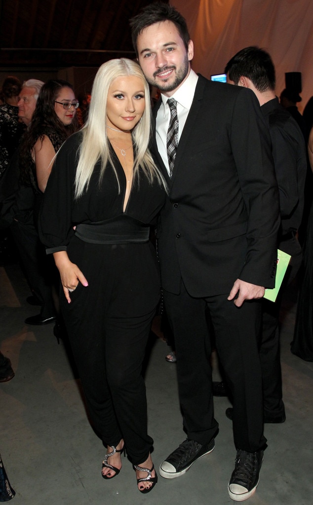 Christina Aguilera, Matthew Rutler, Baby2Baby Gala