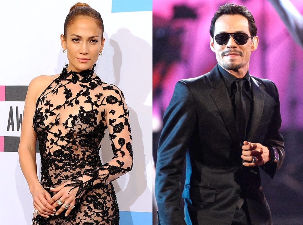 Jennifer Lopez, Marc Anthony, AMA Exes