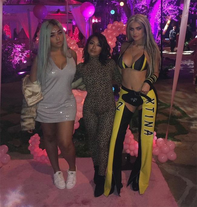 Kylie Jenner, Friends, Christina Aguilera Party