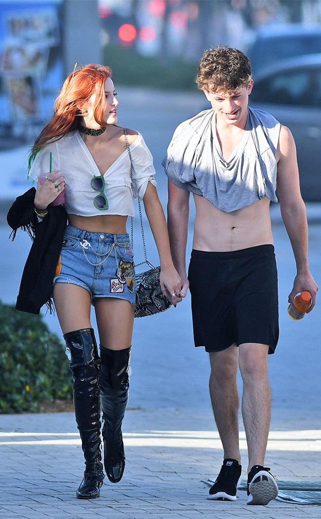 Bella Thorne And Charlie Puth Fuel Romance Rumors With Touchy Beach Stroll E News