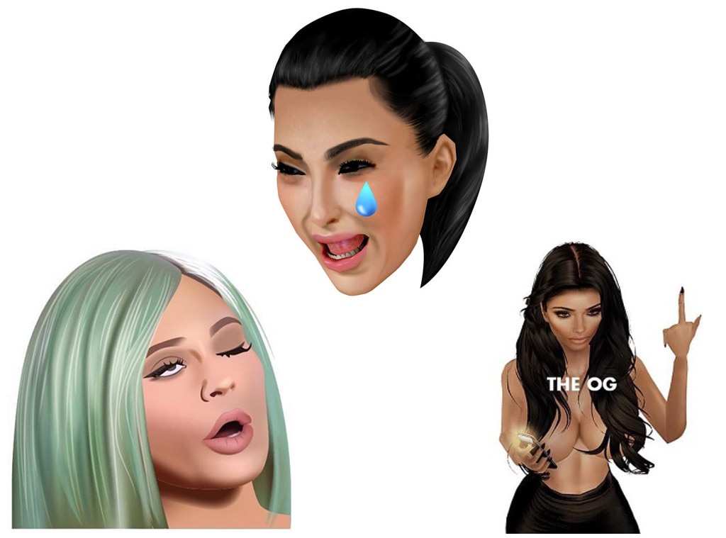 Best Celebrity Emojis, Kim Kardashian