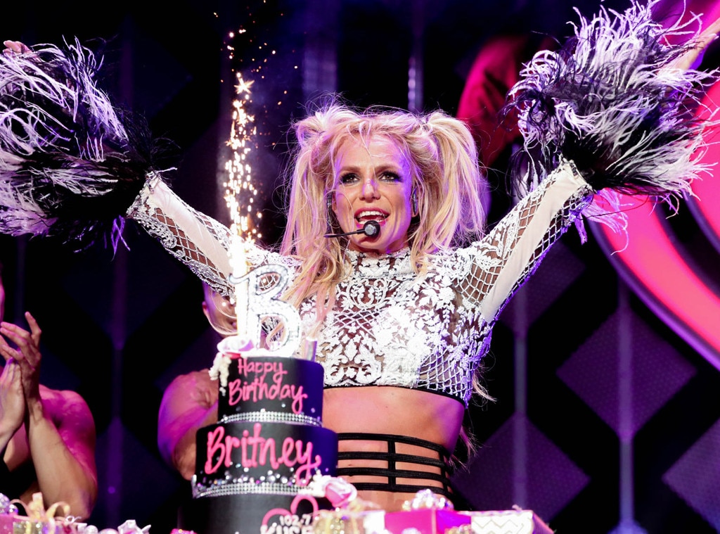 Britney Spears Gets Surprise For Her 35th Birthday At Kiis Fms