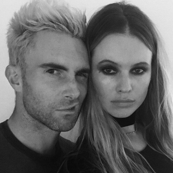 Adam Levine, Behati Prinsloo, New Year