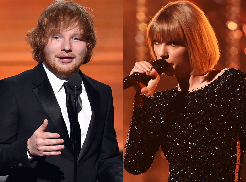 Ed Sheeran, Taylor Swift, 2016 Grammy Awards Ed Sheeran, Taylor Swift, 2016 Grammy Awards