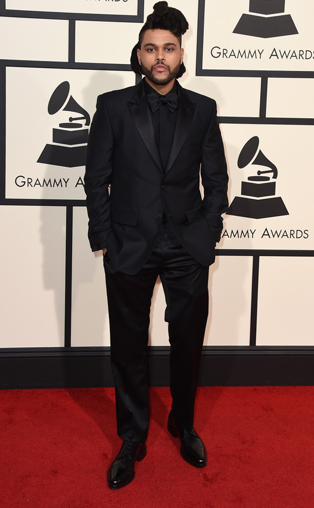 The Weeknd from Grammys 2016 Red Carpet Arrivals E! News