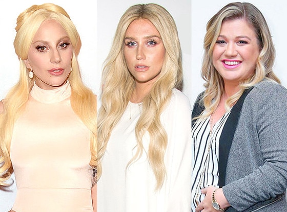 Lady Gaga, Kesha, Kelly Clarkson Lady Gaga, Kesha, Kelly Clarkson