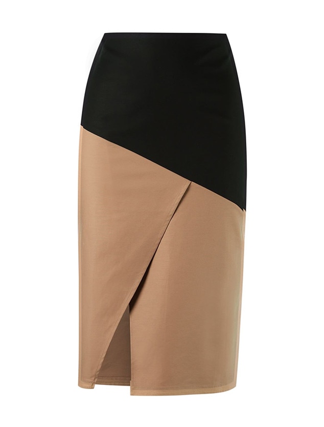 ESC: Saturday Savings Color Block Skirt