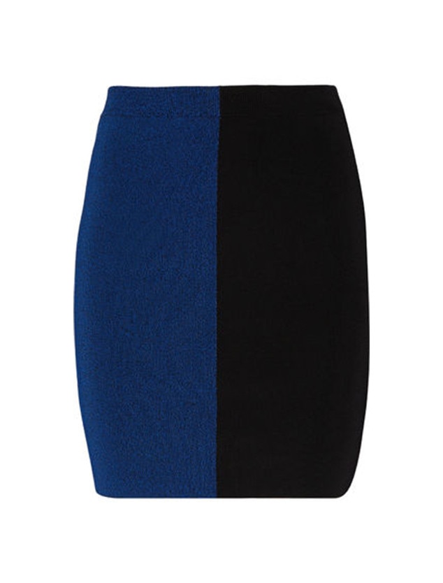 ESC: Saturday Savings Color Block Skirt